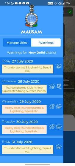印度政府在Android和iOS上启动天气应用“ Mausam”