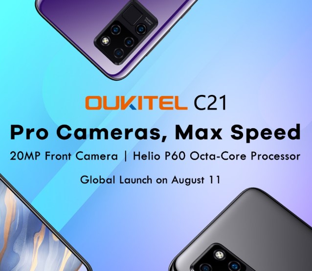 Oukitel C21于8月11日发布，是``2020年最值得购买的智能手机