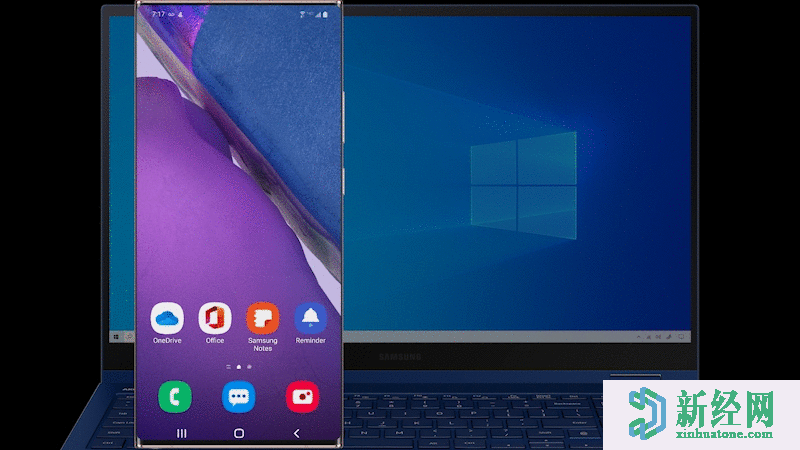 微软将Windows 10与三星Galaxy Note20深度互连