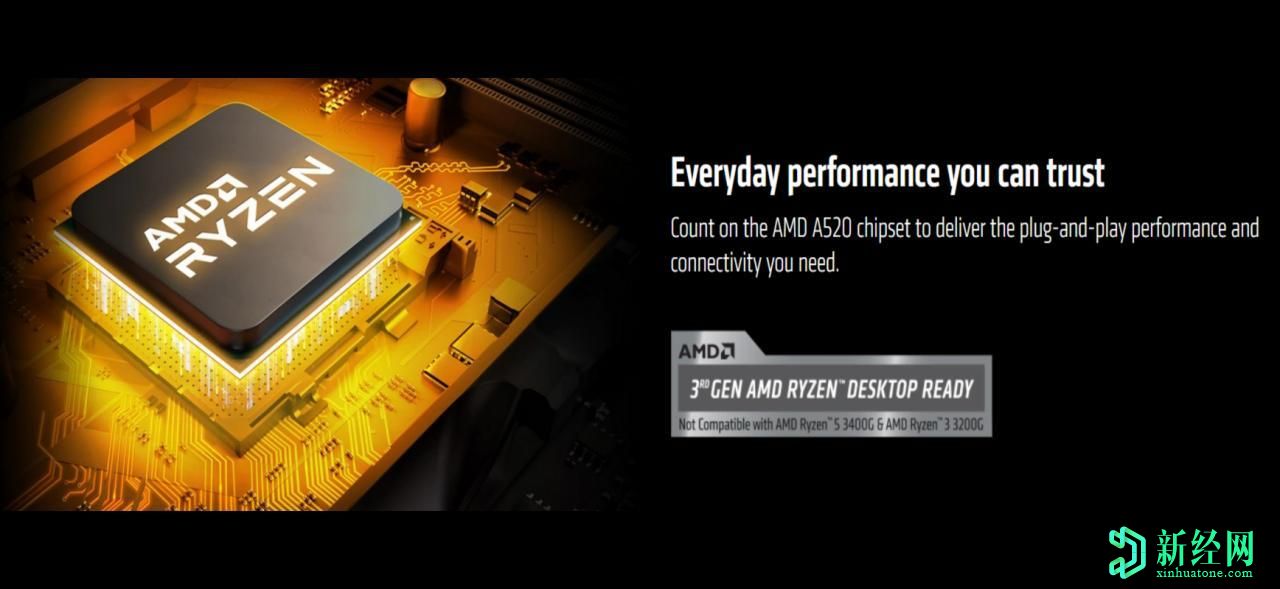 AMD推出A520芯片组，并在此过程中确认了其Ryzen 4000兼容性