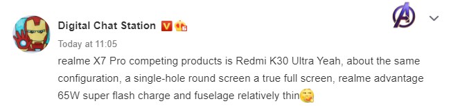 Realme X7 Pro TENAA列表最终更新为完整规格；将与Redmi K30 Ultra竞争