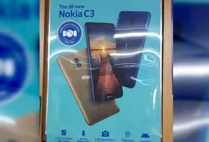 配备3,040mAh电池的诺基亚C3，HD +显示屏可能即将在印度推出