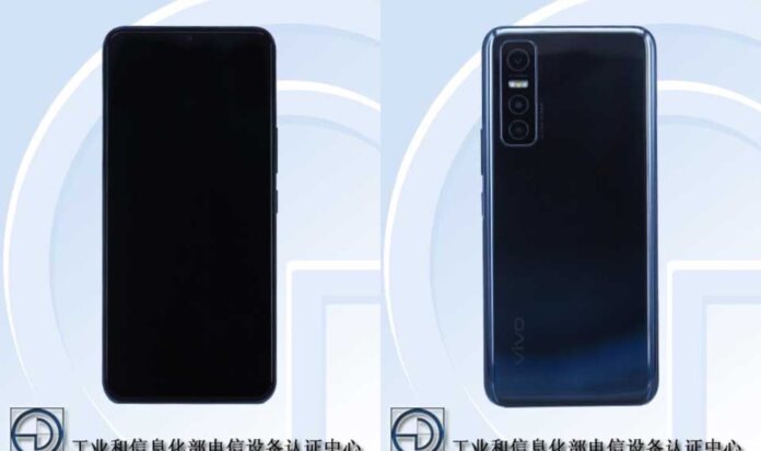 ViVO V2031A是一款预算不明的5G智能手机，配备OLED显示屏和三摄像头