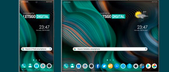小米可能会推出具有分屏功能的可折叠手机