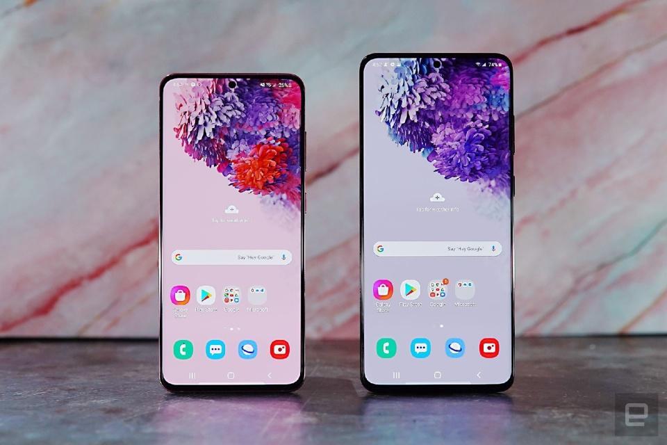 读者比较和对比三星Galaxy S20系列