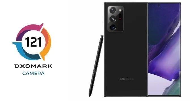 DxOMark:三星Galaxy Note 20 Ultra 得分121，落后于小米10 Ultra