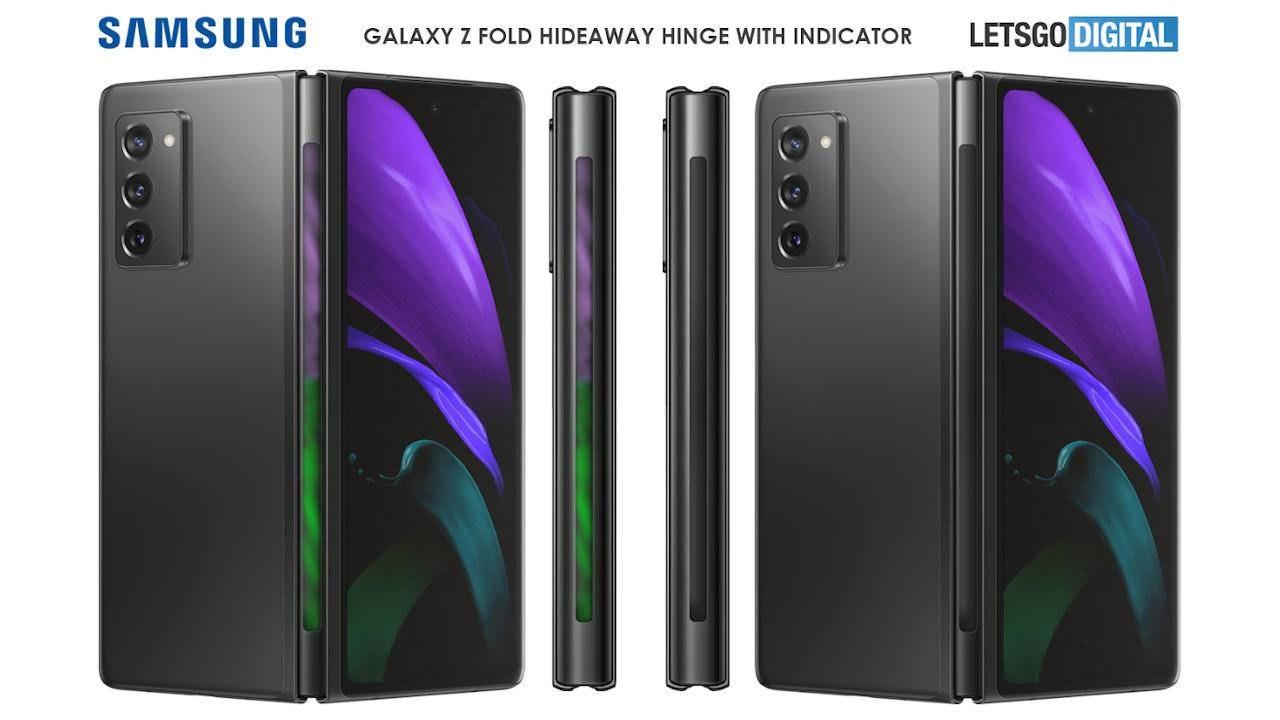 Galaxy Z Fold 3铰链可能有指示灯