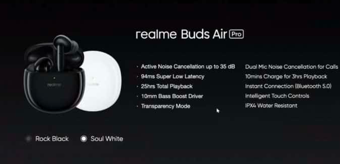 Realme推出了新的Buds Air Pro和Wireless Pro