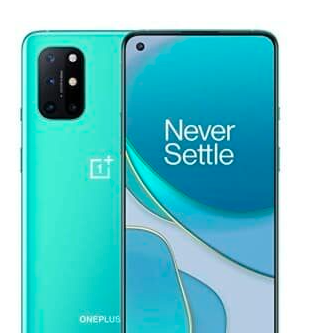 OnePlus 8T照片显示不同的颜色选项