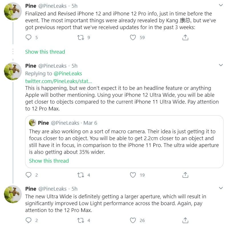 iPhone 12系列将具有更快的Face ID,改进的变焦和更长的电池寿命