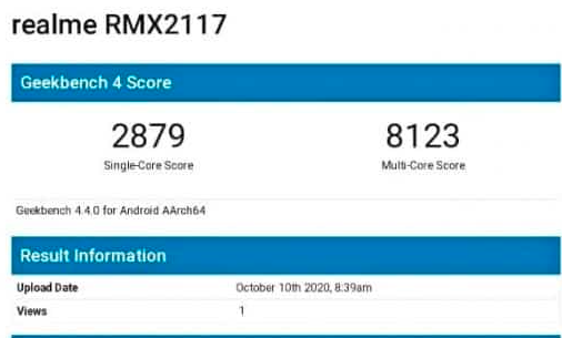 Realme Q2基准测试和功能被曝光