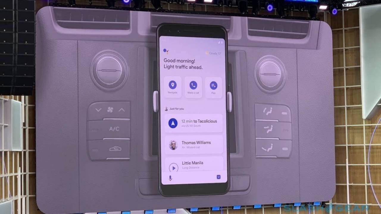 Google助手驾驶模式向某些用户显示，但看起来有所不同