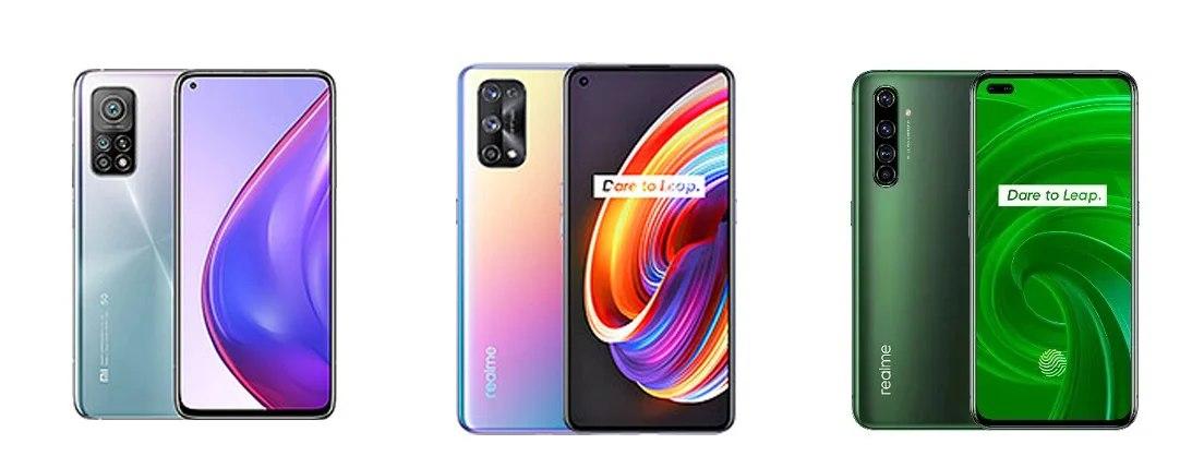 小米Mi 10T Pro与Realme X7 Pro和Realme X50 Pro:规格比较