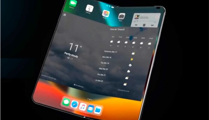 网上出现了可折叠iPhone的新屏幕专利