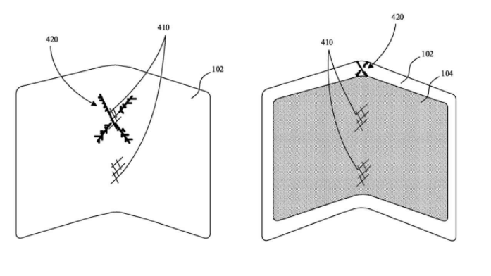 网上出现了可折叠iPhone的新屏幕专利