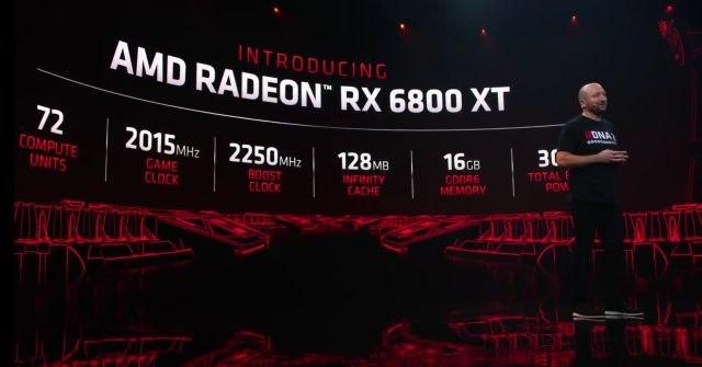 AMD 649美元的Radeon RX 6800XT将采用NVIDIA RTX 3080