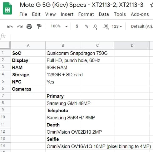 摩托罗拉又名Moto G 5G搭载骁龙750G处理器