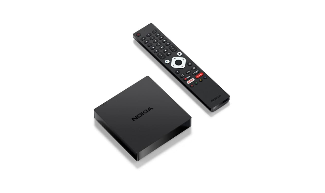 诺基亚Streaming Box 8000是一款4K Android TV 10机顶盒，价格为100欧元