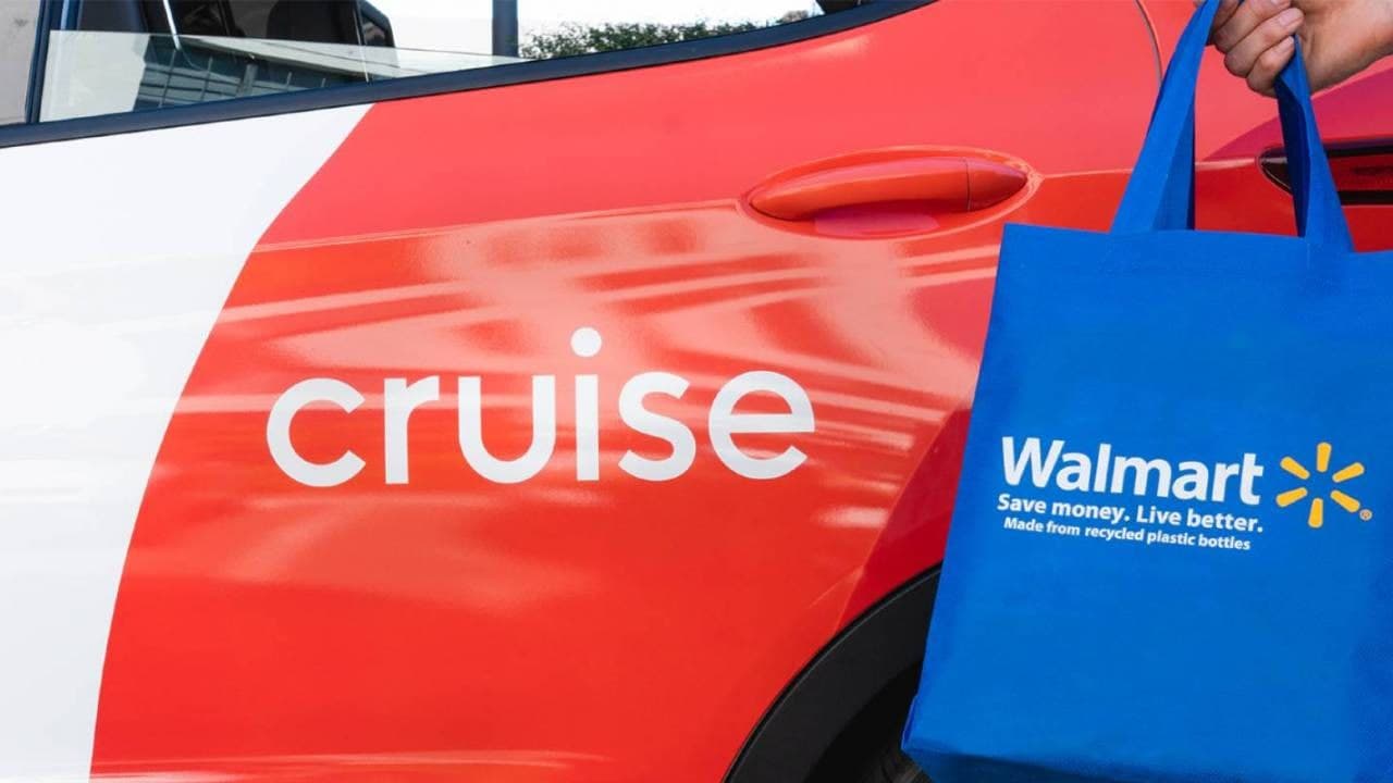 沃尔玛将在2021年测试Cruise的自动驾驶电动汽车交付量