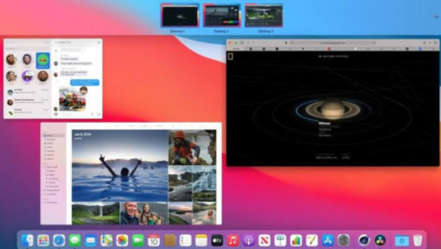 Apple  macOS  Big  Sur与M1处理器配合使用