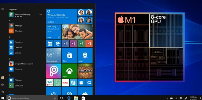 Windows 10在带有Apple M1的Mac计算机上成功运行