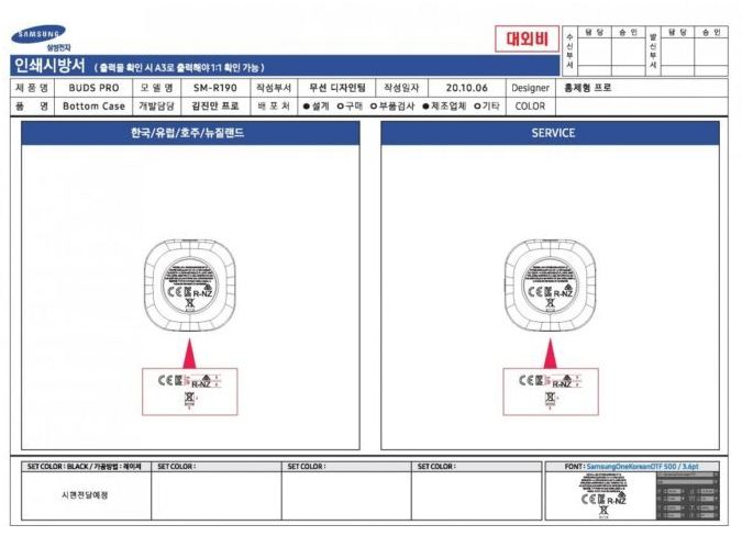 FCC的数据库中曝光三星Galaxy Buds Pro