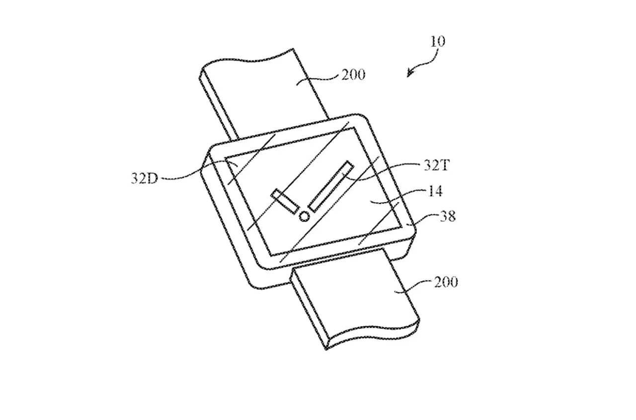 Apple的新专利暗示了对Apple Watch的Touch ID和显示屏下摄像头支持