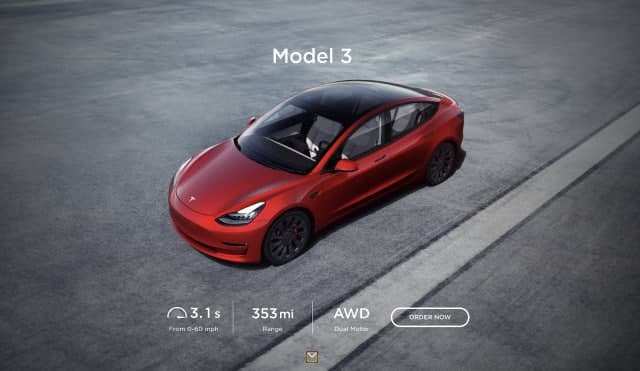 特斯拉软件更新将显示2021年Model 3的续航里程增加