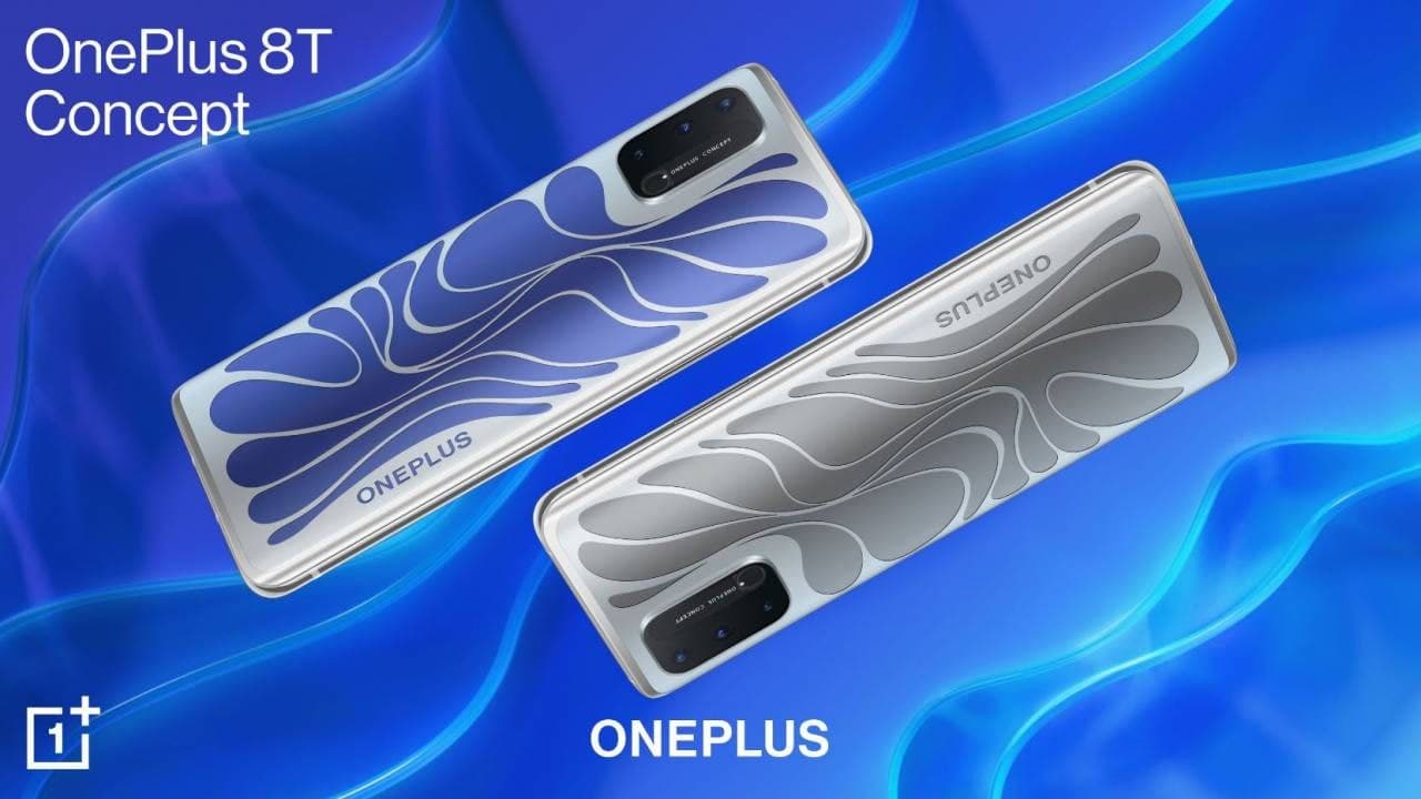 OnePlus 8T Concept带有醒目的变色玻璃