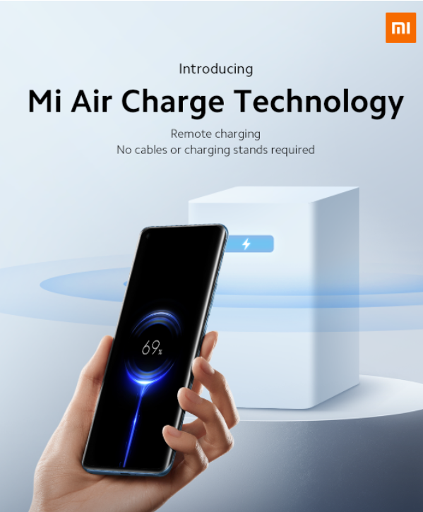 小米的Air Charge Technology可以在整个房间内为设备无线充电