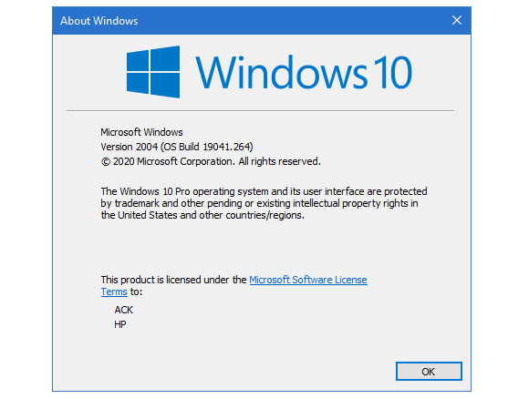 微软Windows 10版本2004指定用于广泛部署