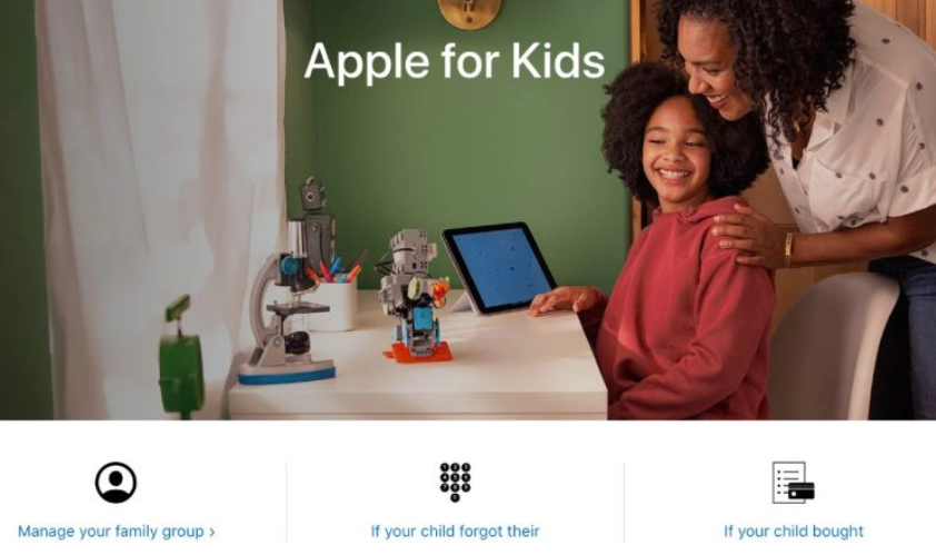 苹果发布针对儿童的“ Apple for Kids”功能