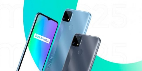 Realme C25配备6,000 mAh电池和三重摄像头