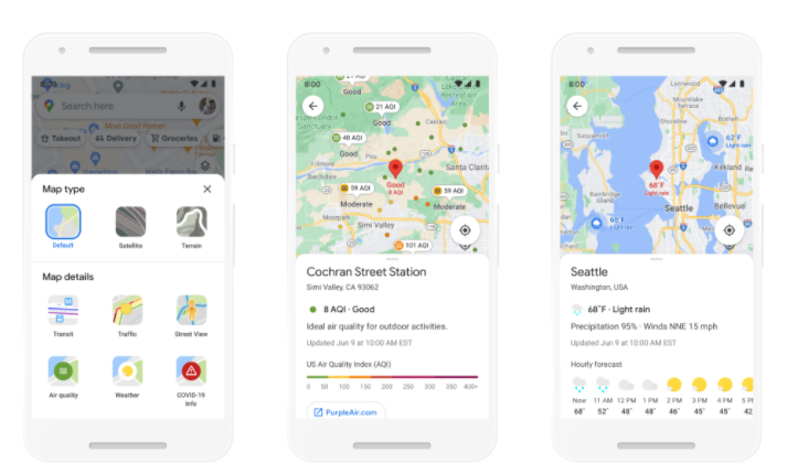 Google Maps的新功能包括室内路线，环保路线等