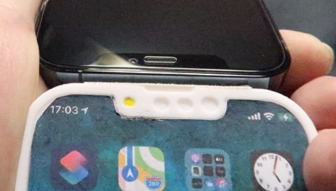 泄漏确认iPhone 13可能会带有较小的缺口