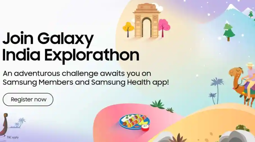 三星宣布为三星会员推出“ Galaxy India Explorathon”