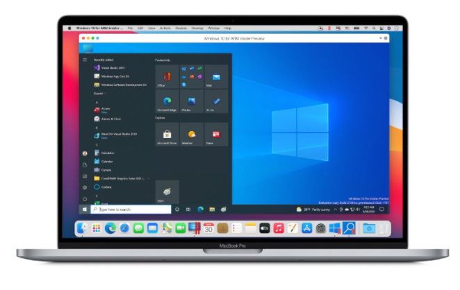 借助Parallels 16.5，M1 Macs现在可以在Arm上运行Windows 10