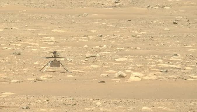 独创性的火星直升机完成了“自旋测试”，靠近飞行