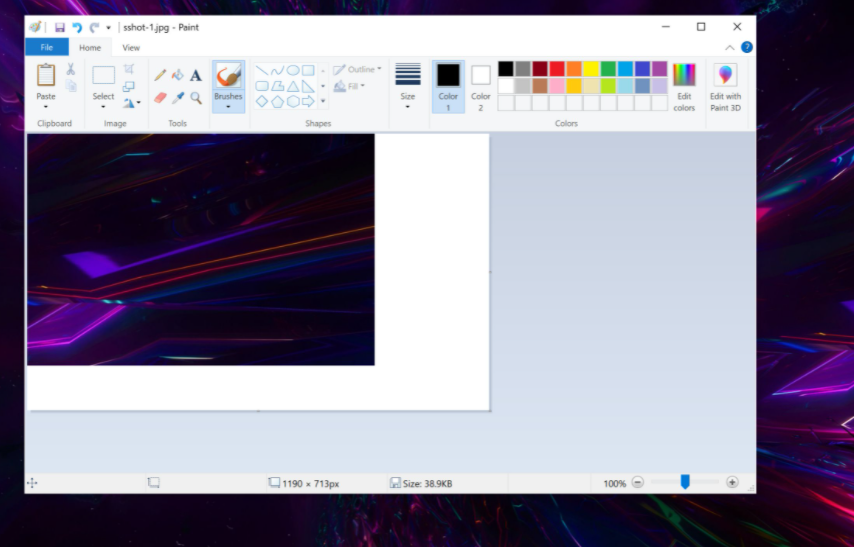 微软经典Windows Paint应用程序告别了Paint 3D