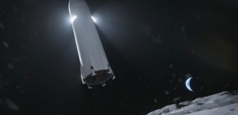 美国宇航局将使用SpaceX无人驾驶飞机飞往月球
