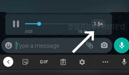 适用于Android Beta的WhatsApp更新带来语音消息播放速度控制