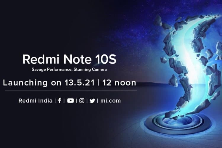 Redmi Note 10S印度计划于5月13日发布