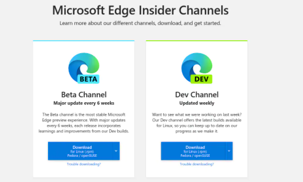 Microsoft Edge浏览器现已在Linux计算机上进行Beta测试
