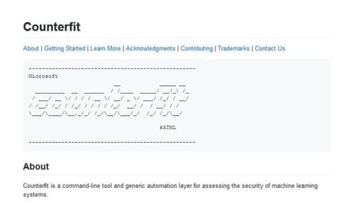 Microsoft开放式AI系统工具Counterfit源代码