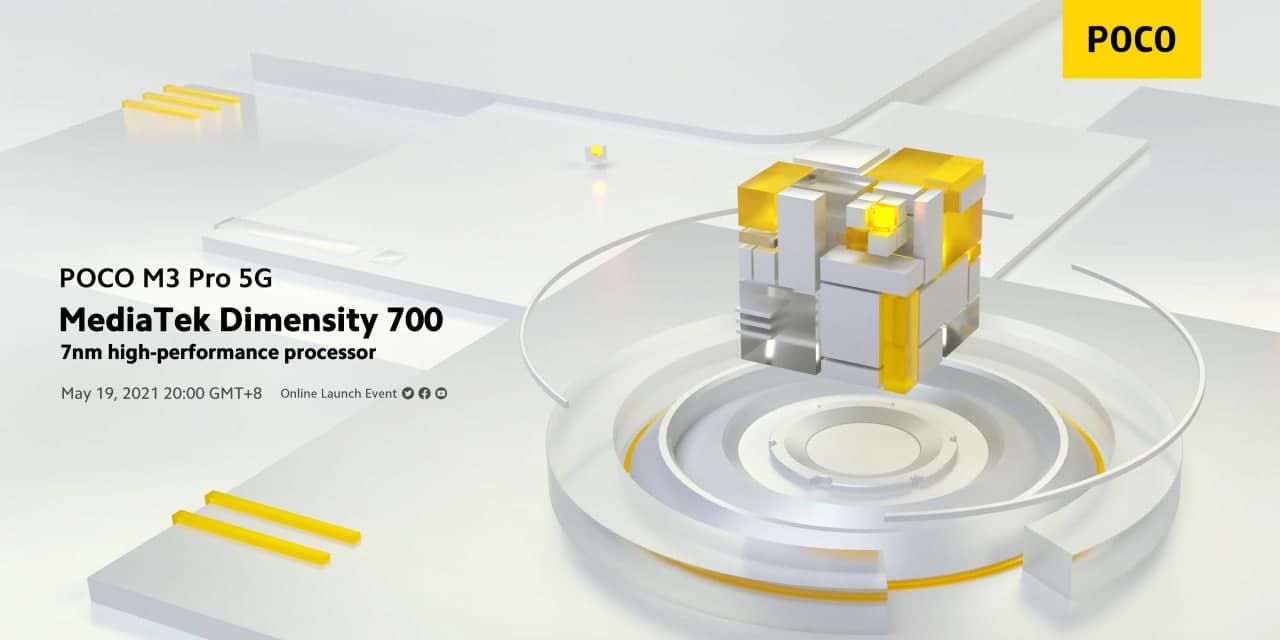 POCO M3 Pro确认它将在正式发布之前使用联发科技Dimensity 700 SoC