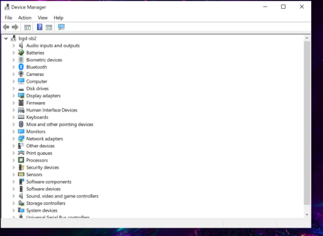 Windows 10中使用新的驱动程序视图更新了设备管理器