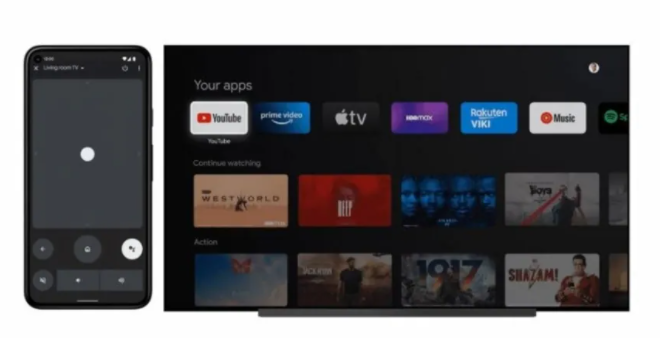 Google I / O 2021：Android 12将允许您使用手机控制电视