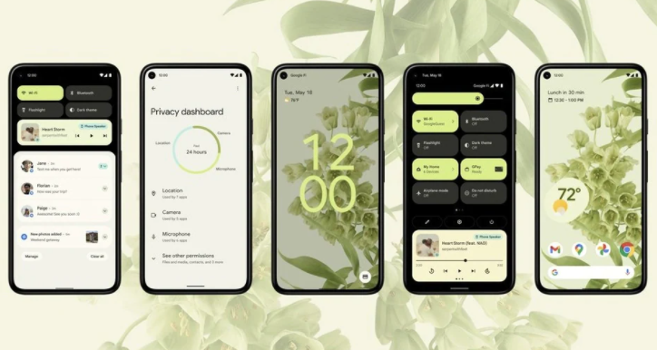 Google在Android 12中引入了“Material You”设计