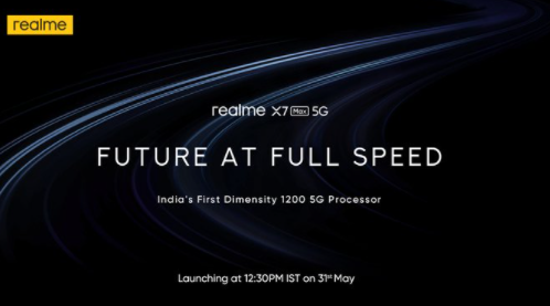 Realme推出新的X7 Max 5G手机和4K智能电视