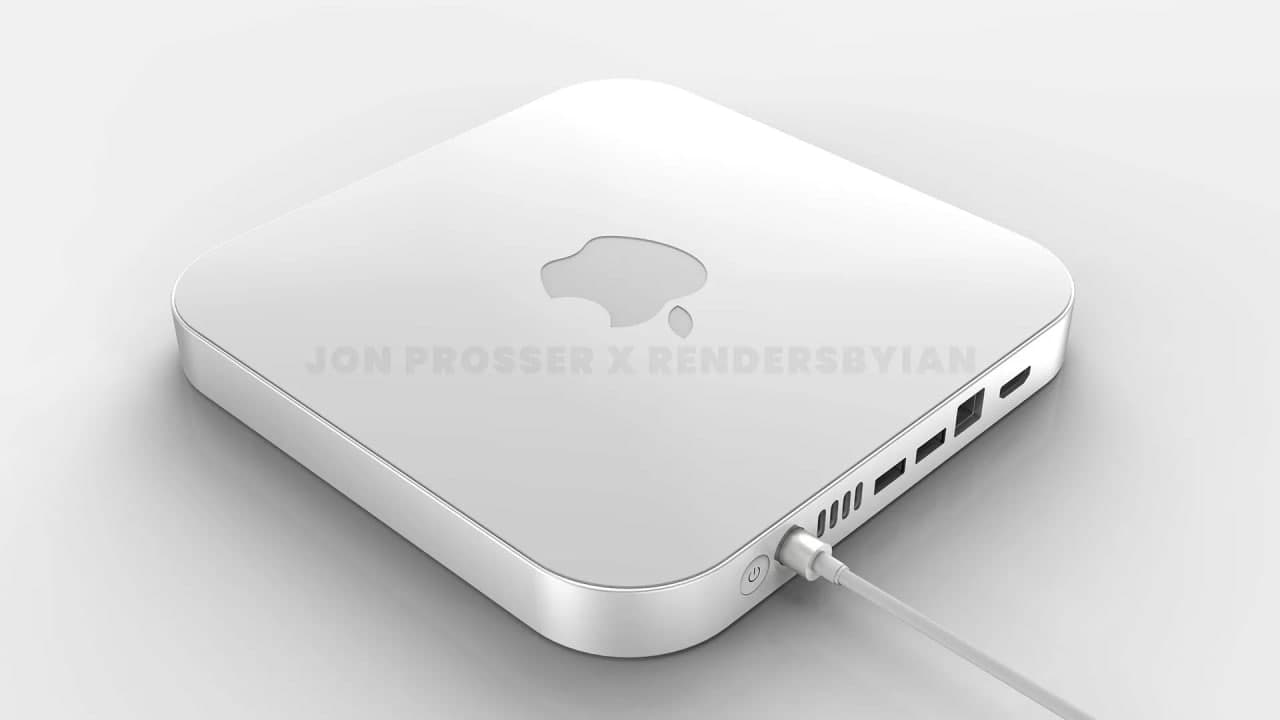 Mac  Mini有了新造型，M1X芯片，有机玻璃面板
